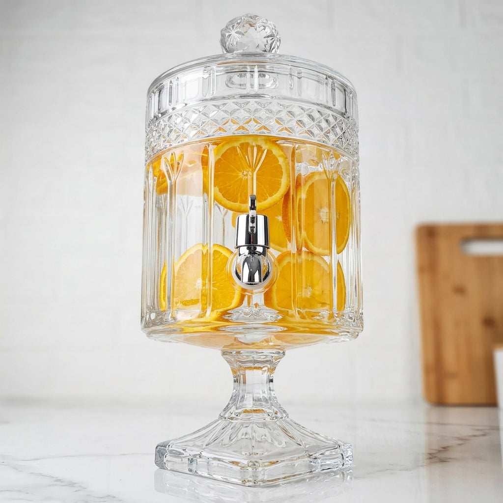 Dispenser de Bebidas de Vidrio Labrado Otten 4.5L