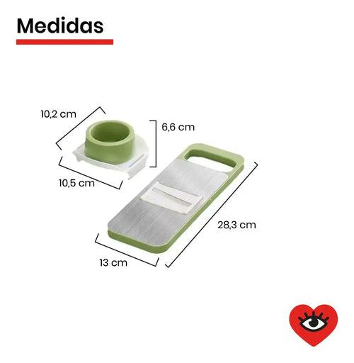 Mandolina Cortadora Multifunción 8 en 1 para Verduras