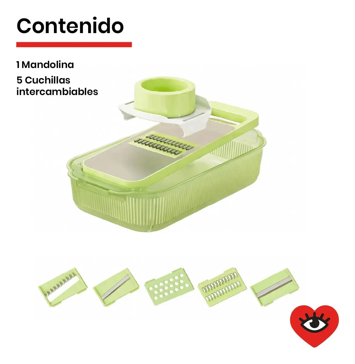 Mandolina Cortadora Multifunción 8 en 1 para Verduras